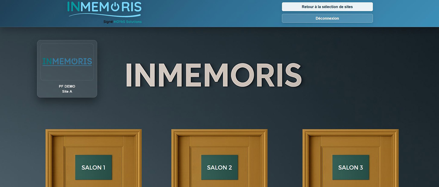 Aperçu du projet Inmemoris