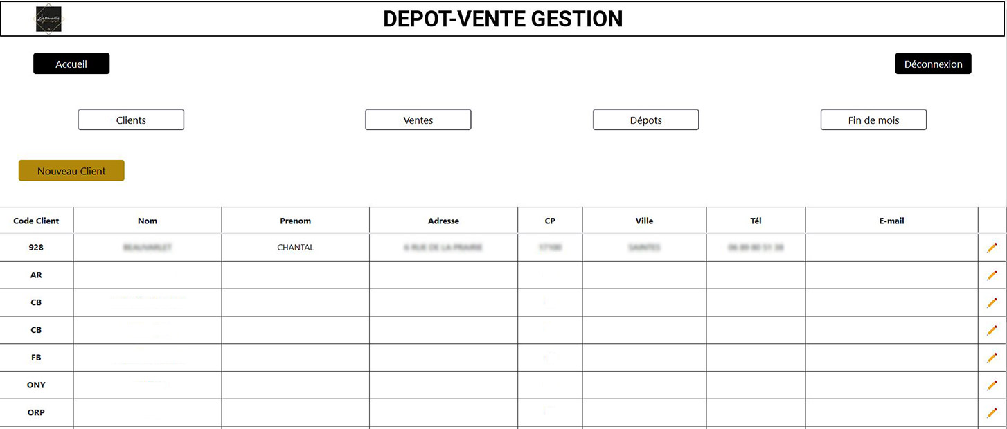 Espace professionnel développé par SANIDEV